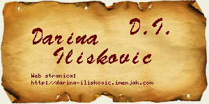 Darina Ilišković vizit kartica